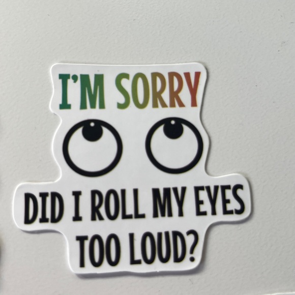Set of (6) Sarcasm / funny Vinyl Stickers - Picture 6 of 8